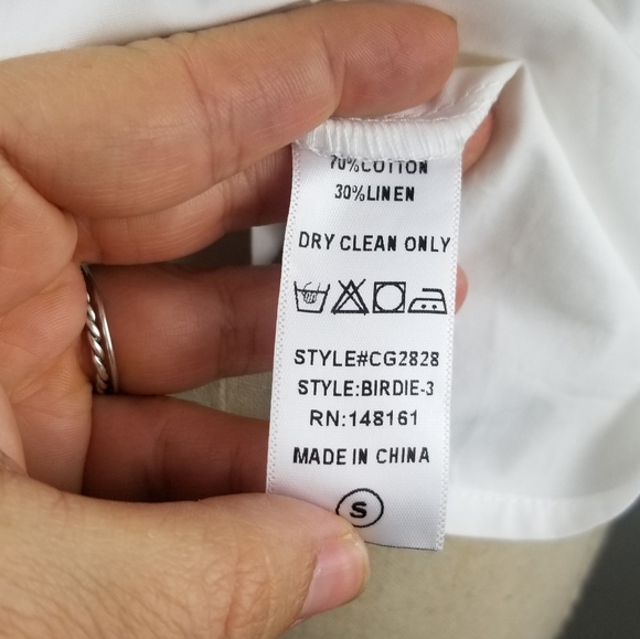 Buddy Love White Embroidered Off Shoulder Blouse - Picture 7 of 7